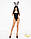 Эротический костюм зайки “Игривая Салли” XS-S, боди с длинной молнией, ушки, фото 4
