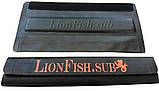 М'які накладки LionFish.sub для Плечових Ременів Баулів, сумок для спорядження, Рюкзаків, чохлів із ПВХ. ЧОРНІ, фото 9
