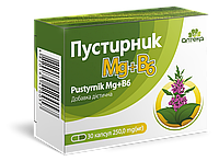 Пустирник Mg+B6, капс по 250,0 мг №30