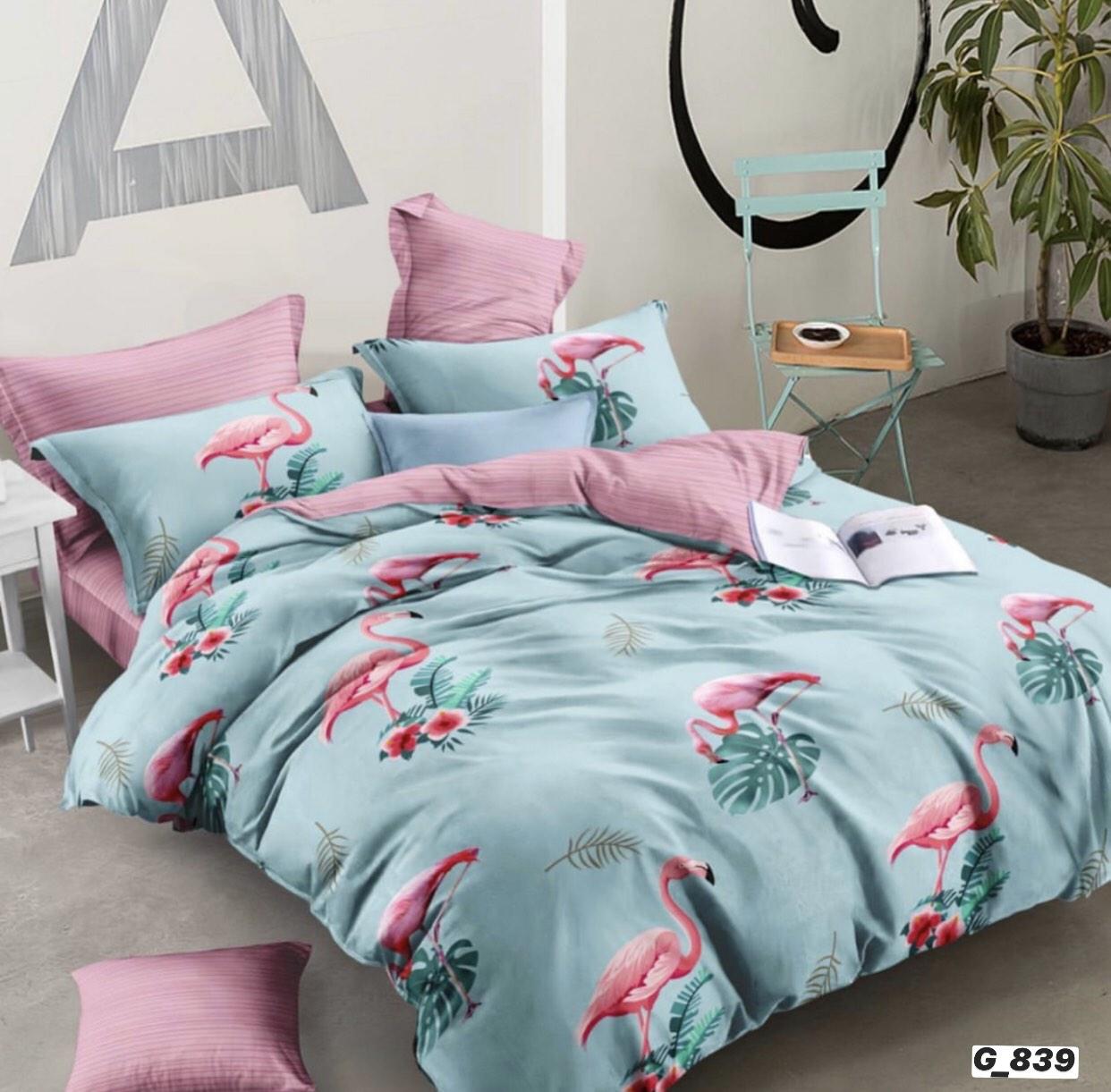 Двуспальный размер постельное белье «Испанский Фламинго» бязь - фото 1 - id-p1194888415