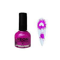 Лак-фарба NEON для стемпинга ANDI Prof №5 (фіолетова)