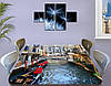 Виниловая наклейка на стол Каналы и Мосты Венеции самоклеющаяся двойная пленка декор, серый 60 х 100 см, фото 3