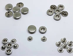 Кнопка Альфа 13.5 мм нікель (у пакованні 1000 штук)