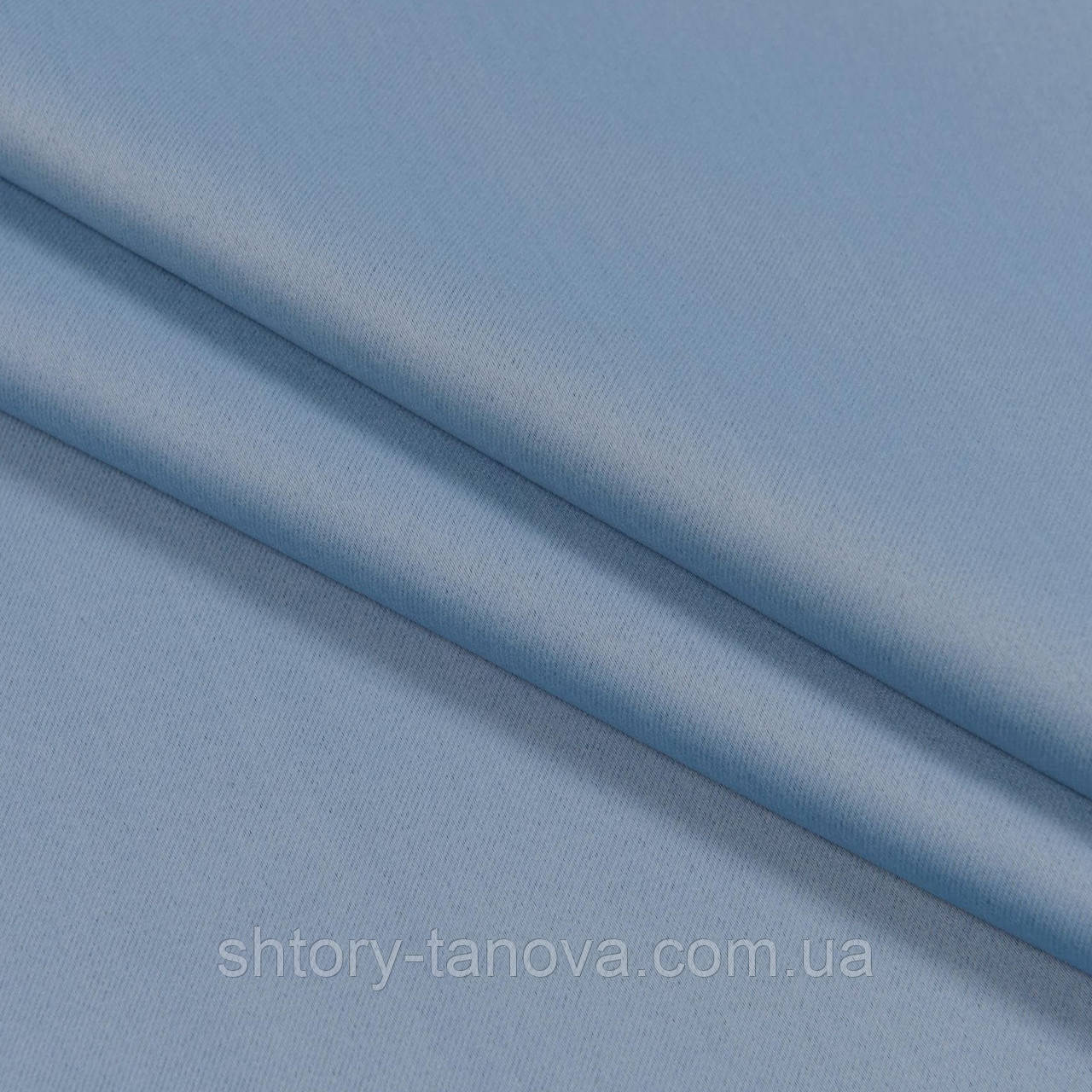 Тканина затемнення для штор блакитний іній 280 см 236 г/м.кв Китай - комфортне затемнення, фото 1