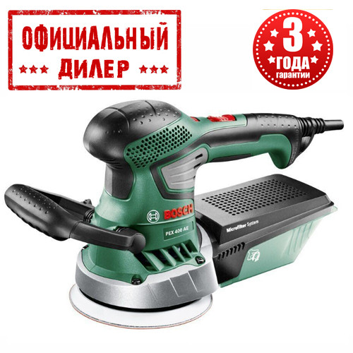 Ексцентрикова шліфмашина Bosch PEX 400 AE New