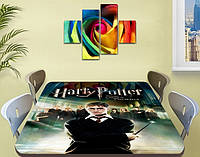 Детская наклейка на стол Гарри Поттер и Орден феникса самоклеющаяся интерьерная пленка, зеленый 60 х 100 см