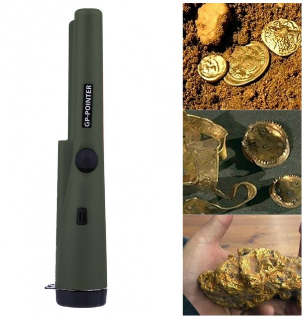 Пинпоинтер GP Pointer + батарейка крона Металошукач (Зелений)