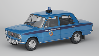 Автолегенды Міліція №5 ВАЗ-2101 «Жигулі» | Спецвипуск | Колекційна модель 1:43 | Деагостини