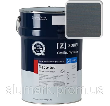 Лак фасадный ZOBEL Deco-tec 5420 Blau 5.00 шелковисто-матовый, 1л, фото 2