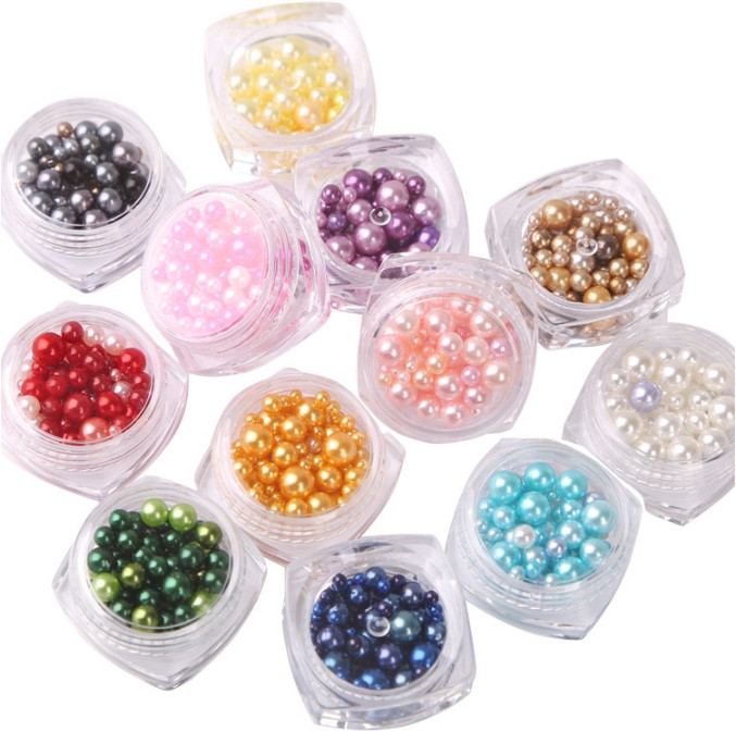 Перли великі для декору нігтівEStyle