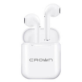 Бездротові навушники Crown CMTWS-5005 White (TWS Bluetooth V5.0)