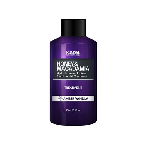 Кондиціонер для волосся "Янтарна ваніль" KUNDAL Honey & Macadamia Treatment Amber Vanilla 100ml