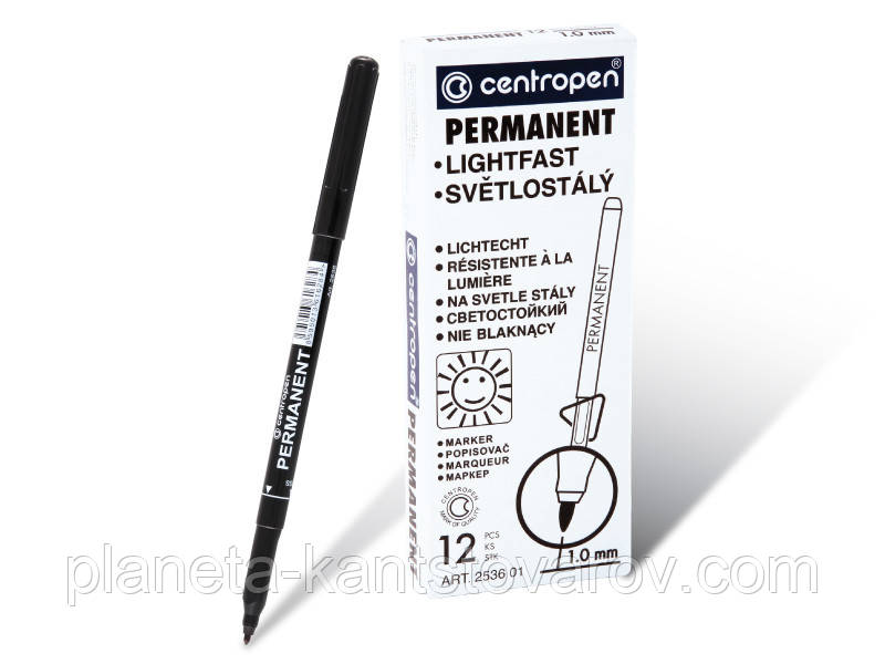 Маркер centropen 2536 синій