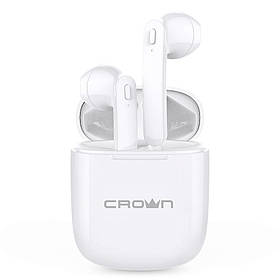 Бездротові навушники Crown CMTWS-5002 White (TWS Bluetooth V5.0)