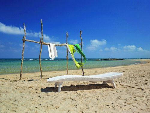 Шезлонг, Pacific, білий УЦІНКА, фото 2