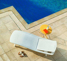 Шезлонг, Pacific, білий УЦІНКА, фото 4