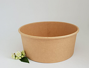 Салатниця 1300мл крафтова 50шт/уп