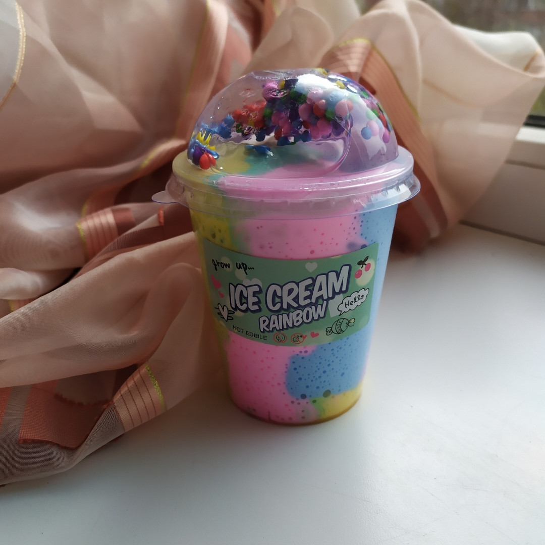 Іграшка Слайм Флаффі"Ice cream rainbow"