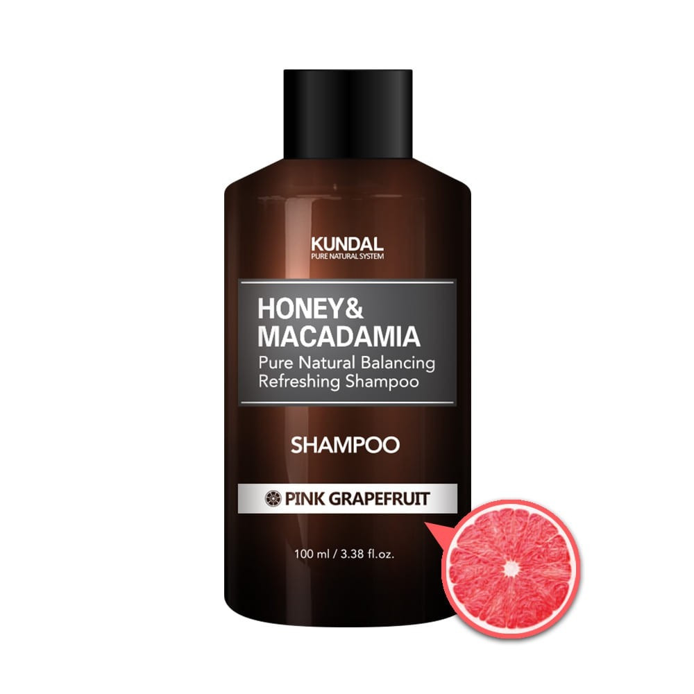 Безсульфатний шампунь "Рожевий грейпфрут" KUNDAL Honey & Macadamia Pink Grapefruit Shampoo 100ml