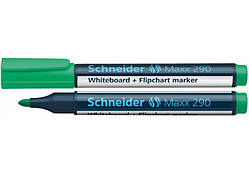 Маркер для дощок і фліпчартів Schneider Maxx 290 2-3 мм Зелений (S129004) SCHNEIDER (72039291)