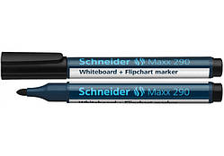 Маркер для дощок і фліпчартів SCHNEIDER MAXX 290 2-3 мм, чорний, S129001 SCHNEIDER (S129001)