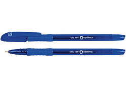 Ручка олійна Optima OIL HIT синя (O15630-02) Optima (2982698)