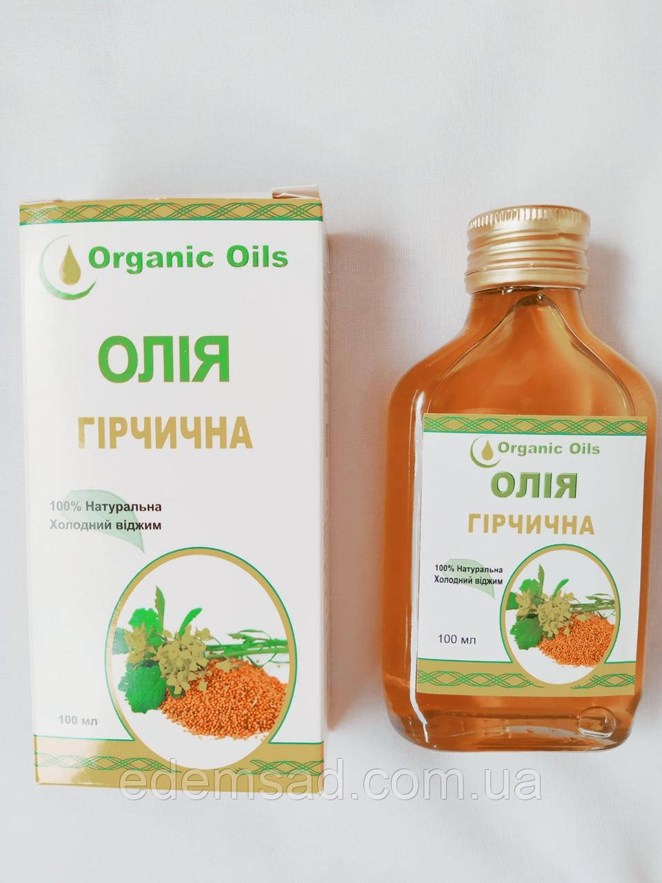 Олія гірчична Organic Oils, 100 мл
