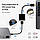 Перехідник конвертер BASEUS HD Converter HDMI 4k на VGA, micro USB, DC3.5, фото 3