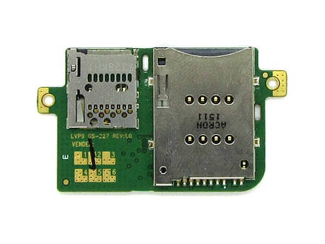 Плата слот SIM і SD карт для планшета Lenovo A7600 A10-70 (5P69A6MWCA / LVP9 GS-227), фото 1