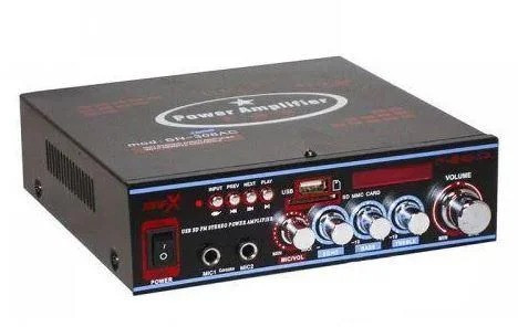 Підсилювач звуку Bosstron ABS-308BT з караоке і Bluetooth