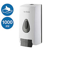 Дозатор роздавальник милa піни 1000 мол Rixo Maggio S038W пластиковий настінний піноутворювач білого кольору, фото 3