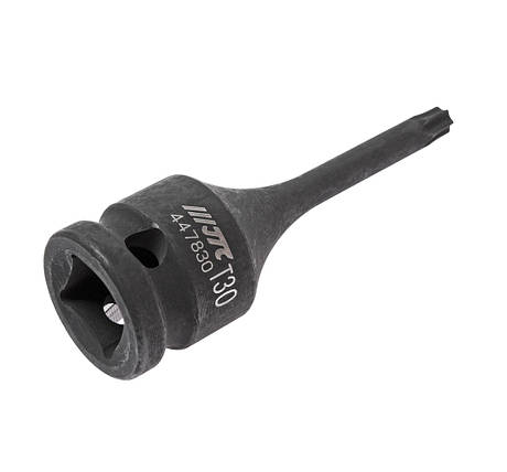 Голівка ударна середньої глибини TORX 1/2" T30 78мм, фото 1