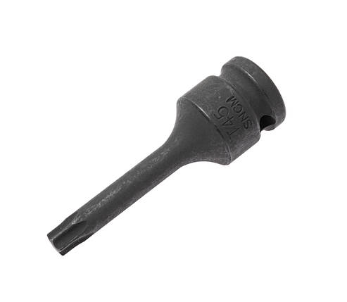 Голівка ударна середньої глибини TORX 1/2" T45 78мм, фото 3