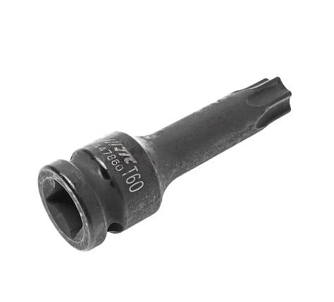 Голівка ударна середньої глибини TORX 1/2" T60 78мм, фото 1
