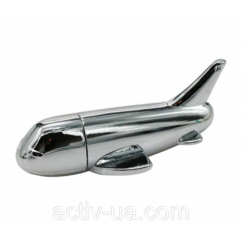 USB флешка Літак на 64 гб металева