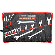 Набор комбинированных ключей 20ед 6-32мм Cr-V INTERTOOL HT-1253, фото 2