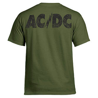 Футболка AC/DC Jailbreak оливкова, фото 4
