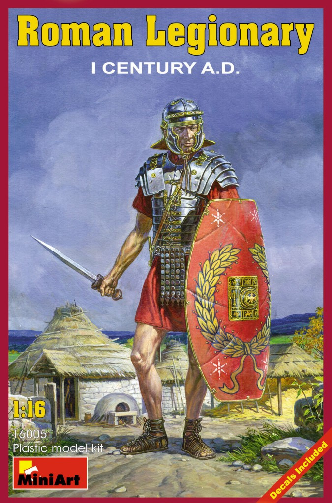 Римський легіонер 1 століття н. е.. Збірна фігура в масштабі 1/16. MINIART 16005