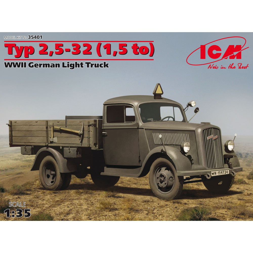 Німецький легкий вантажівка Typ 2,5-32 (1,5 ton). 1/35 ICM 35401