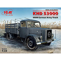 Германский армейский грузовой автомобиль KHD S3000. 1/35 ICM 35451