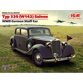 Німецький штабний автомобіль Typ 320 (W142) седан, II МВ. 1/35 ICM 35537