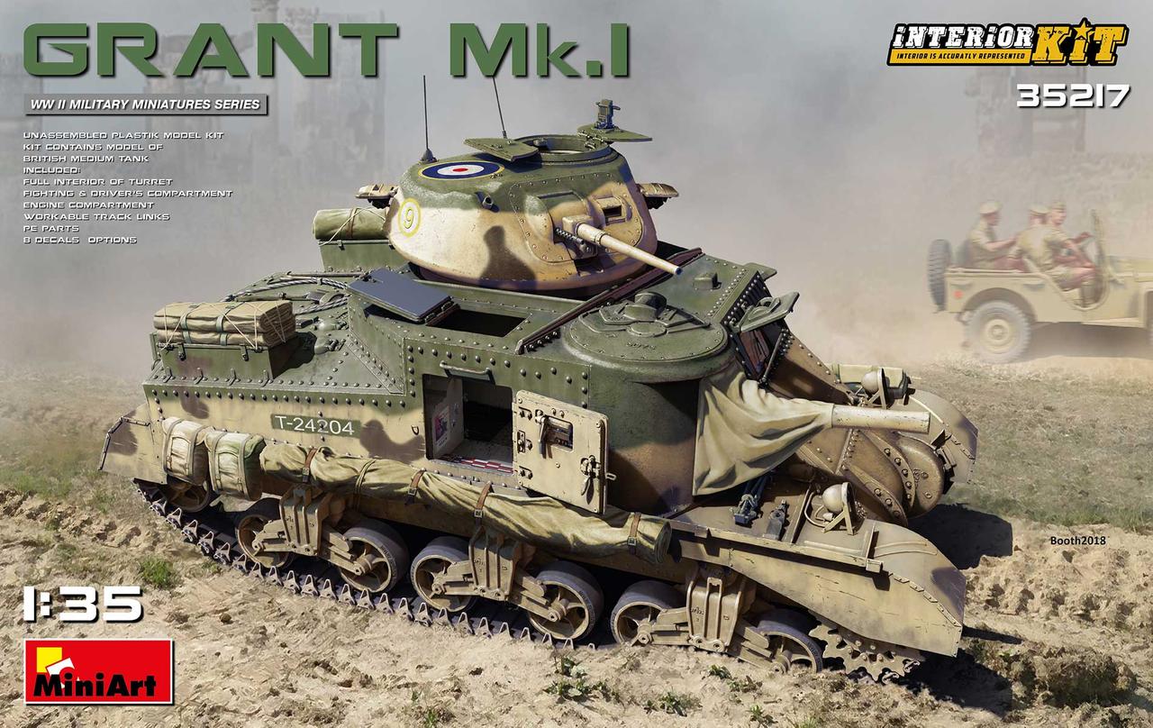 GRANT Mk.I з інтер'єром. 1/35 MINIART 35217