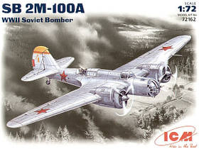 СБ 2М-100А, радянський бомбардувальник в масштабі 1/72. ICM 72162