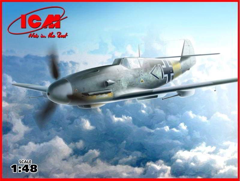 BF109F-4/R6 німецький літак розвідник II світової війни. Збірна модель в масшатбе 1/48. ICM 48107