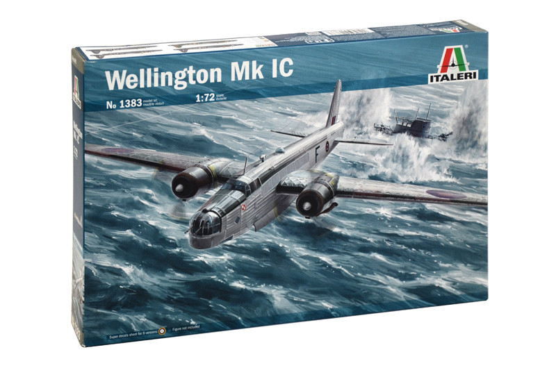 WELLINGTON Mk IC. Збірна модель бомбардувальника в масштабі 1/72. ITALERI 1383
