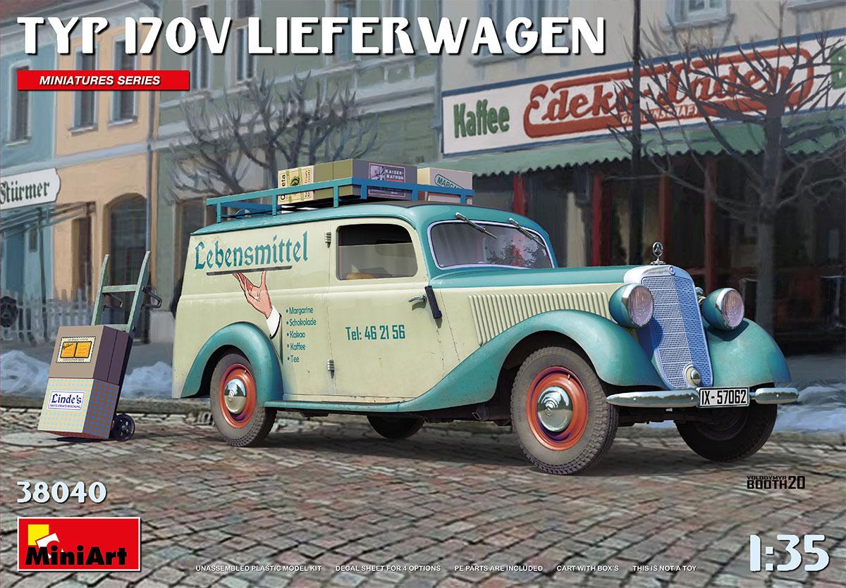 TYP 170 V Lieferwagen. Збірна пластикова модель. 1/35 MINIART 38040