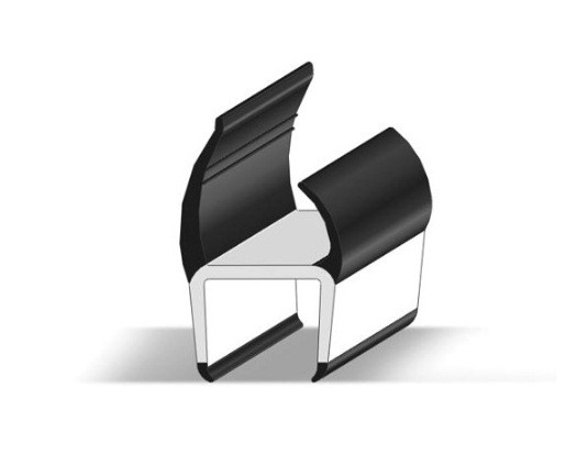 Дверной уплотнитель (уплотнительный профиль) 27,2мм Италия, фото 1