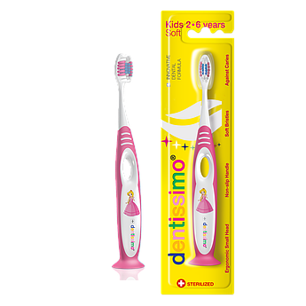 Дитяча зубна щітка (2-6 років) Dentissimo Kids