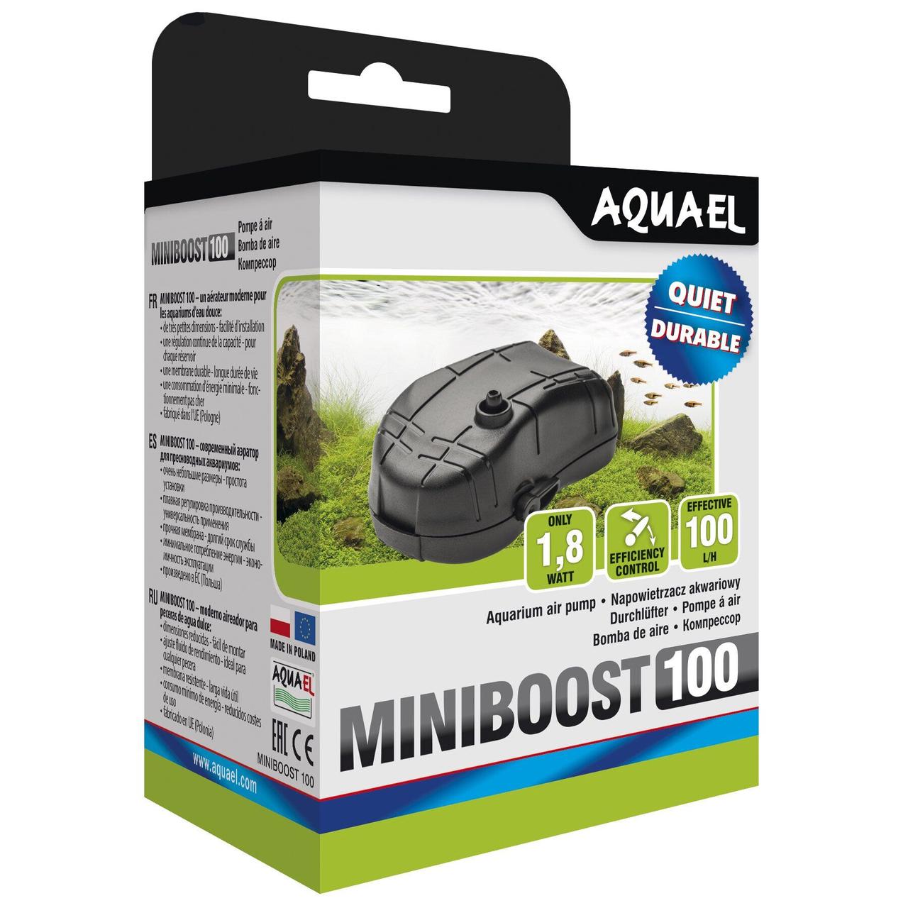 Компрессор Aquael «Miniboost 100» для аквариума до 100 л - фото 1 - id-p1195215173