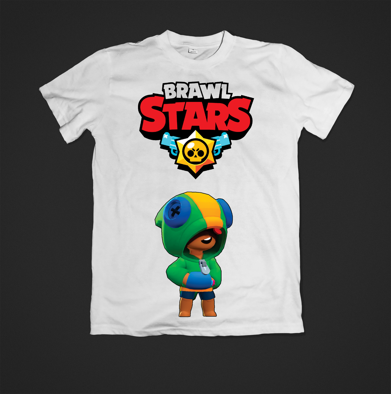 Дитяча футболка літня Бравл Старс Leon, фото 1